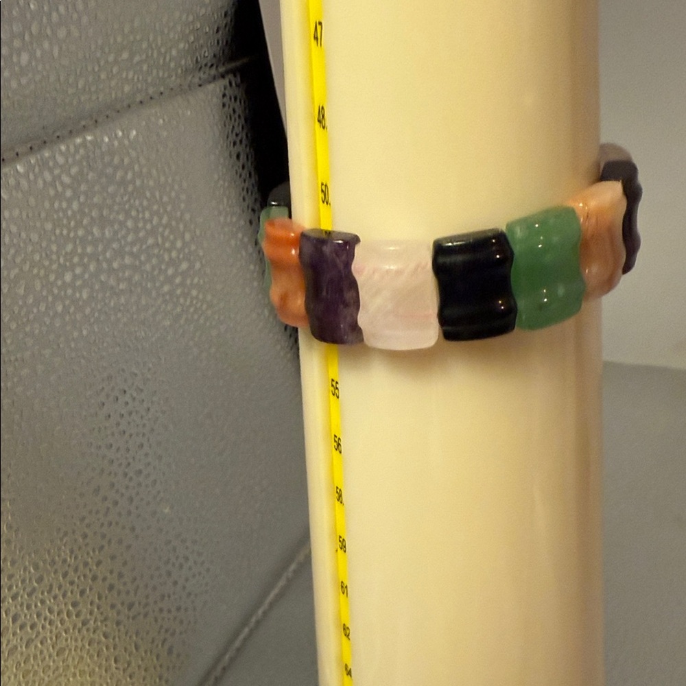 Multicolor Gem Beaded Bracelet - image 8